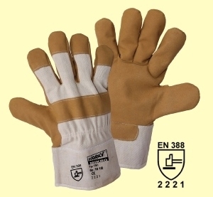 Worky L+D Nylon Super Grip Nitrile 1165-8 Nylon Arbeitshandschuh Größe Handschu 